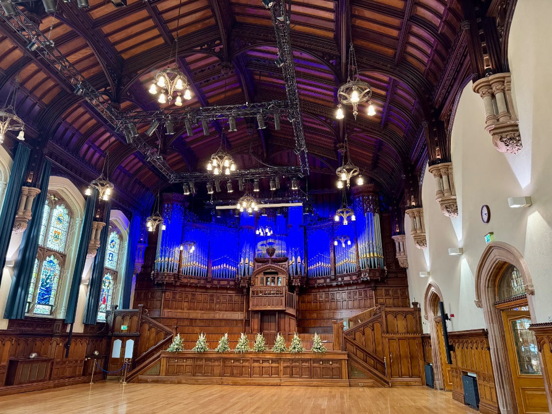 La salle de réception du Guilhall