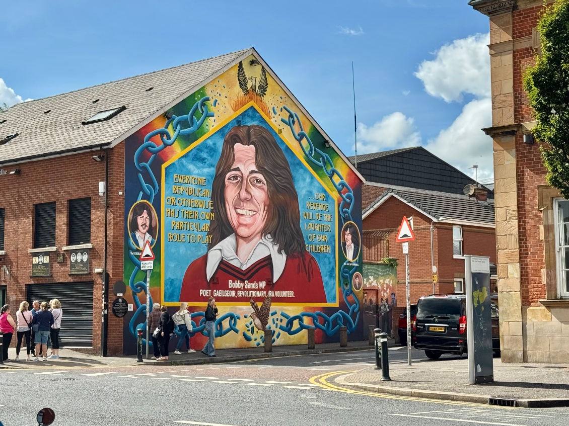 Fresque à la mémoire de Bobby Sands