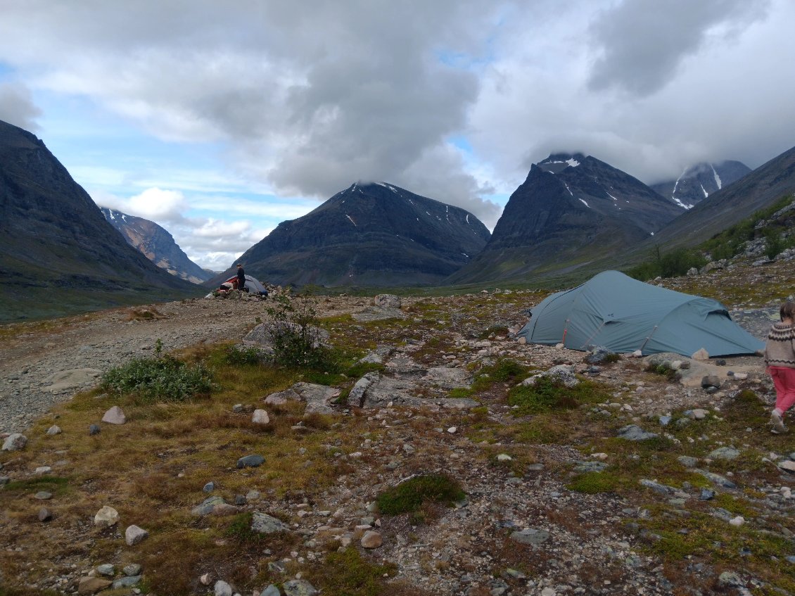 Réveil au refuge de Kebnekaise.
