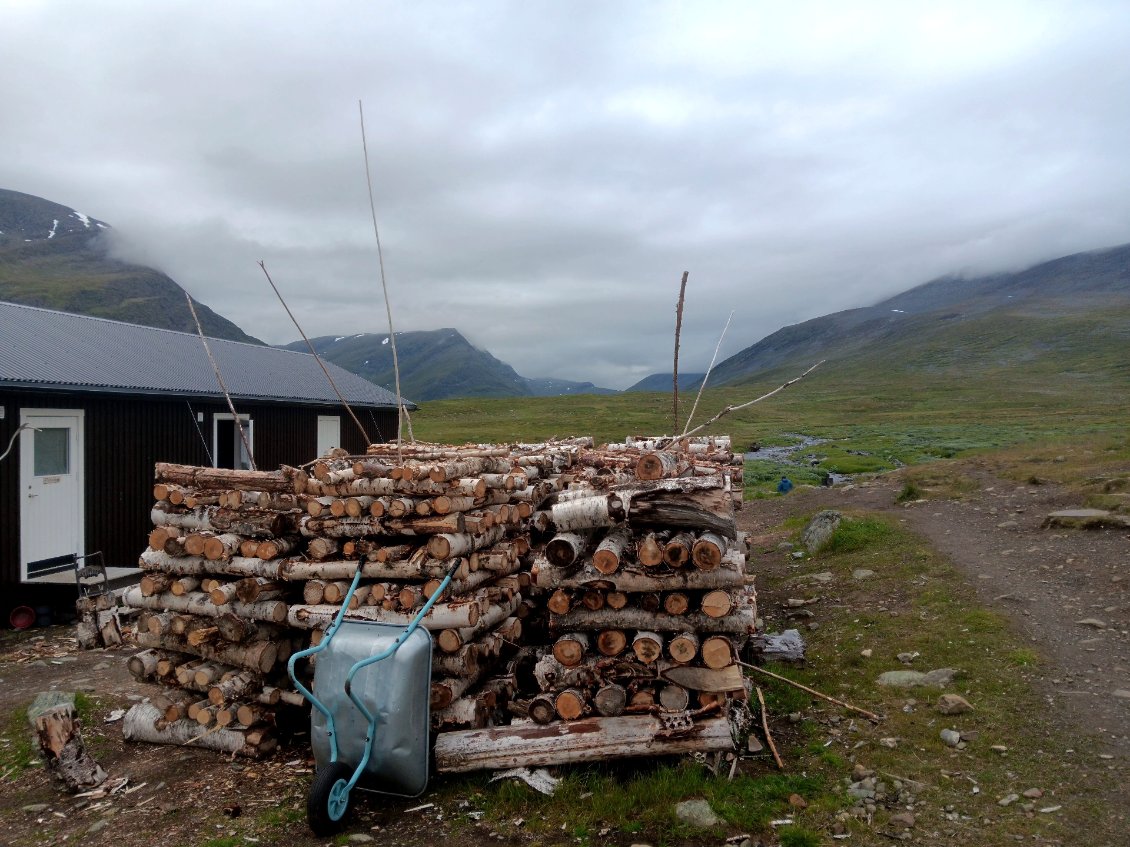 Arrivée au refuge de Salka ou nous planterons la tente.