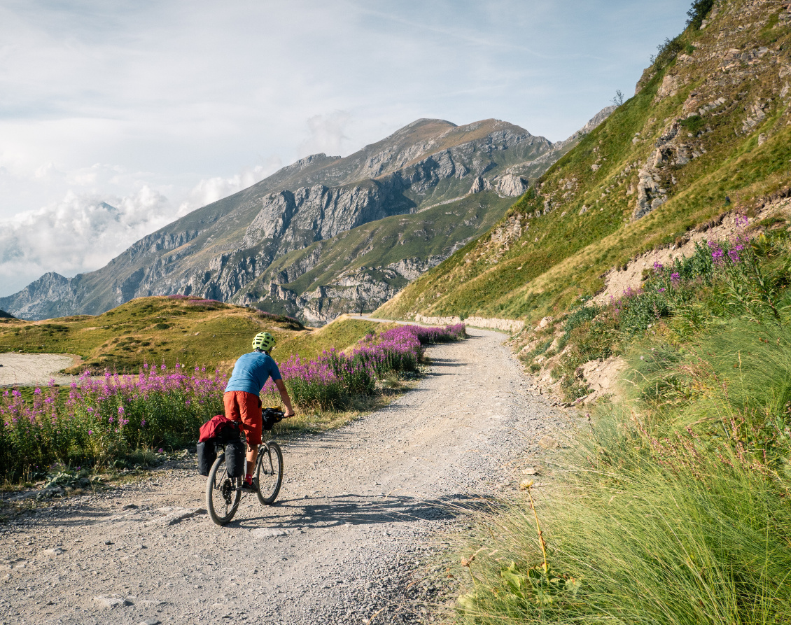 Gravel dans les Alpes franco-italiennes